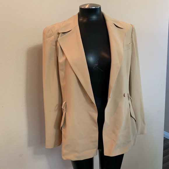 Dana Buchman Jackets & Blazers - Dana Bachman Nude Pant Suit